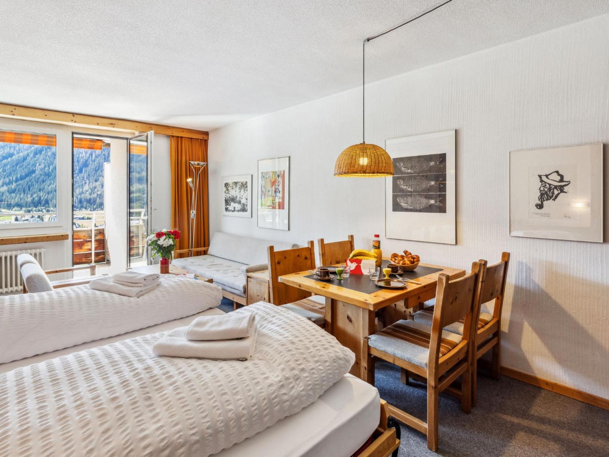 Apartment Guardaval - Utoring-1 By Interhome Davos Exteriér fotografie
