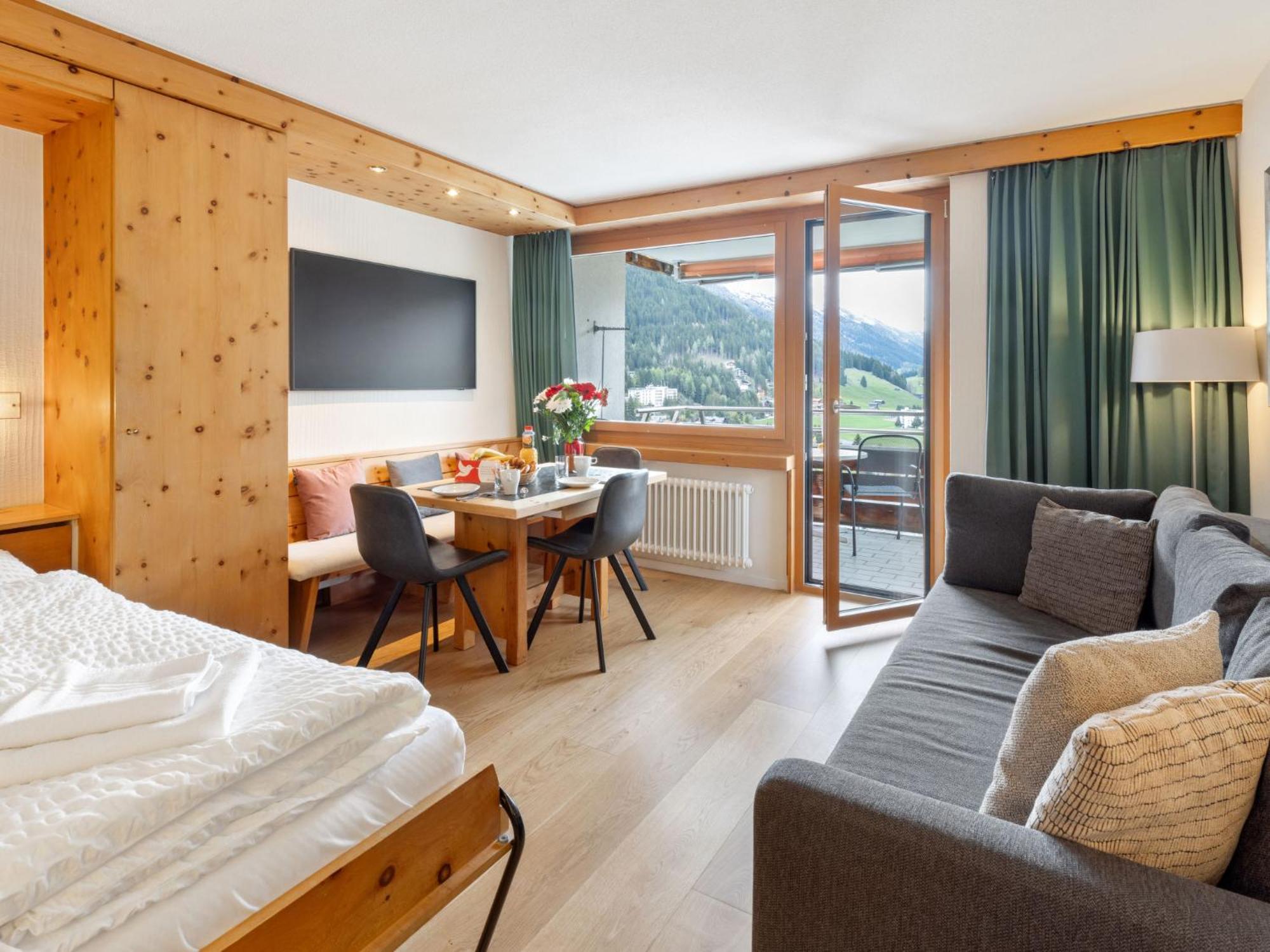 Apartment Guardaval - Utoring-1 By Interhome Davos Exteriér fotografie