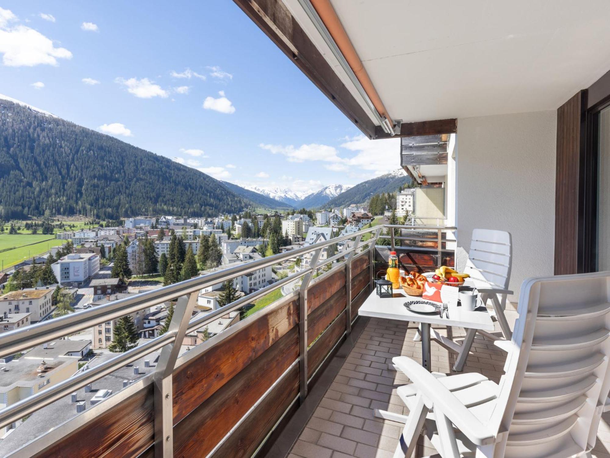 Apartment Guardaval - Utoring-1 By Interhome Davos Exteriér fotografie