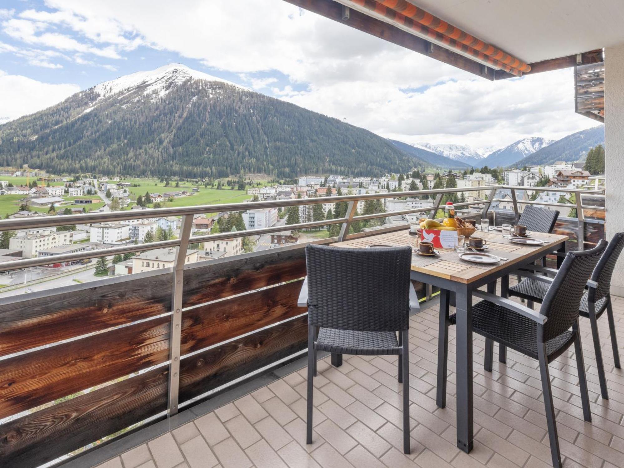 Apartment Guardaval - Utoring-1 By Interhome Davos Exteriér fotografie